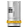 Whirlpool 25 cu. ft. French Door Refrigerator in Fingerprint-Resistant Stainless Steel