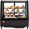 VEVOR Refrigerated Display Case 3.5 cu. ft./100 l 2-Tier Countertop Pastry Display Case Commercial Display Refrigerator