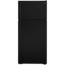 16.6 cu. ft. Top Freezer Refrigerator in Black