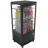 Koolmore 16 in. W 3 cu. Ft. Countertop Commercial Refrigerator Glass Display Beverage Cooler in Black