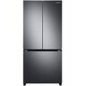 Samsung 17.5 cu. ft. 3-Door French Door Smart Refrigerator in Black Stainless Steel, Counter Depth