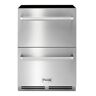 Thor 24 in. 5.4 cu. ft. Double Drawer Built-In or Freestanding Refrigerator in Stainless Steel