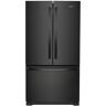 Whirlpool 25.2 cu. ft. French Door Refrigerator in Black with Internal Water Dispenser