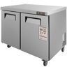 VEVOR Commercial Refrigerator Undercounter Refrigerator 12.85 cu. ft. Thick Stainless Steel Refrigerated Food Prep Station