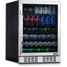 NewAir 24 in. 177 (12 oz) Can Built-In Beverage Cooler Fridge w/ Precision Temp. Controls, Adjustable Shelves - Stainless Steel