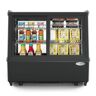 Koolmore 28 in. Self Service Countertop Display Refrigerator, 9 cu. ft. in Black