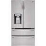 LG 28 cu. ft. 4-Door French Door Smart Refrigerator with Ice and Water Dispenser in PrintProof Stainless Steel