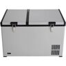 Whynter 90 Quart Dual Zone Portable Fridge/Freezer with 12V Option and Wheels