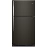 Whirlpool 21.3 cu. ft. Top Freezer Refrigerator in Fingerprint Resistant Black Stainless