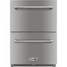 Thor 24 in. 5.4 cu. ft. Built-in Indoor/Outdoor Undercounter Double Drawer Refrigerator in Stainless Steel