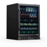 NewAir 24 in. 177 (12 oz.) Can Built-In Beverage Cooler Fridge with Precision Temperature in Black Stainless Steel Refrigerator