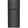 Whirlpool 10.0 cu. ft. Built-in Top Freezer Refrigerator in Black