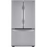 LG 29 cu. ft. 3-Door French Door Refrigerator in Stainless Steel with Door Cooling+ and Internal Ice Dispenser