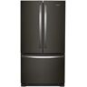 Whirlpool 25.2 cu. ft. French Door Refrigerator in Fingerprint Resistant Black Stainless with Internal Water Dispenser