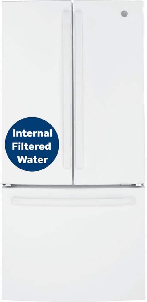 Power Down Your Bills: 2024 Best Energy Saving Refrigerators: A Comparative Review 19 GE 24.7 cu. ft. French Door Refrigerator in White, ENERGY STAR