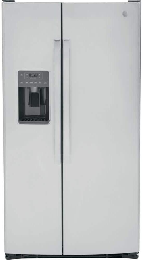 Power Down Your Bills: 2024 Best Energy Saving Refrigerators: A Comparative Review 24 GE 25.3 cu. ft. Side by Side Refrigerator in Fingerprint Resistant Stainless Steel, Standard Depth, ENERGY STAR