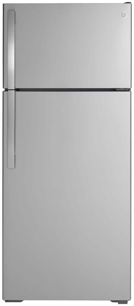 Power Down Your Bills: 2024 Best Energy Saving Refrigerators: A Comparative Review 43 GE 17.5 cu. ft. Top Freezer Refrigerator in Stainless Steel, ENERGY STAR, Silver
