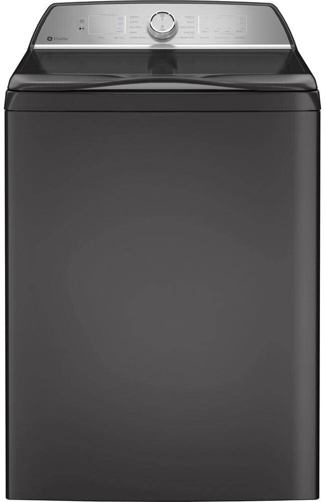 GE Profile 5.0 cu. ft. High-Efficiency Smart Top Load Washer in Diamond Gray with Microban Technology, ENERGY STAR