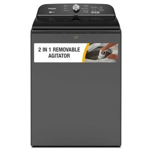 Whirlpool 5.2 - 5.3 cu. ft. Top Load Washer in Volcano Black with Removable Agitator