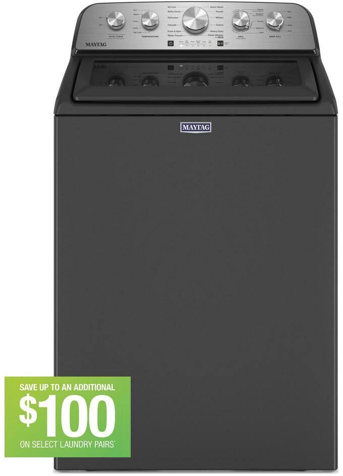 Whirlpool 4.8 cu. ft. Top Load Washer in Volcano Black with Extra Power