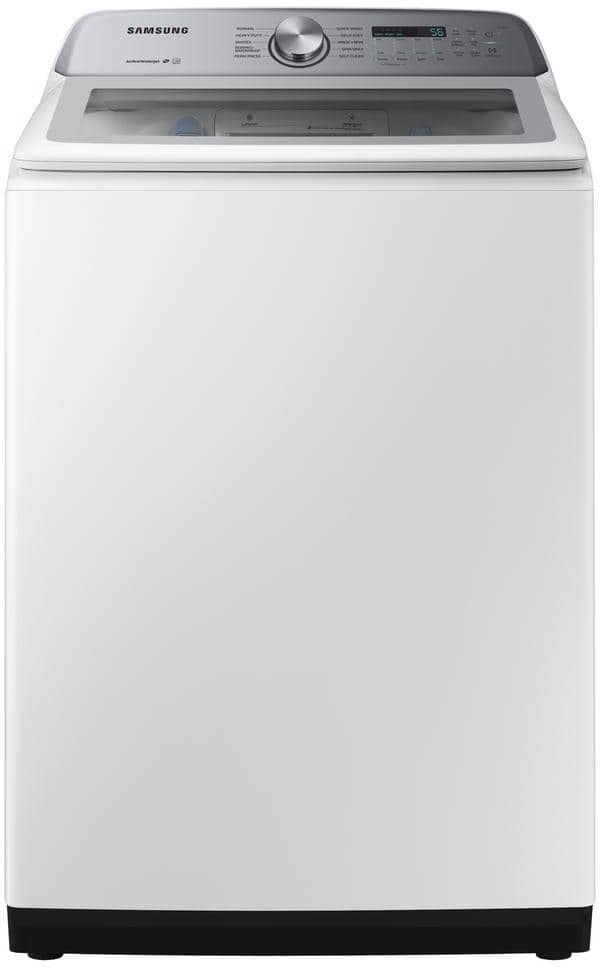 Samsung 4.9 cu. ft. High-Efficiency Top Load Washer with Agitator and Active Water Jet in White, ENERGY STAR