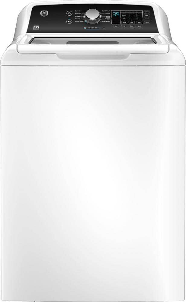 GE 4.5 cu. ft. Water Level Control Top Load Washer in White