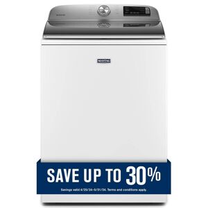 Maytag 4.7 cu. ft. Smart Capable White Top Load Washing Machine with Extra Power and Deep Fill Option