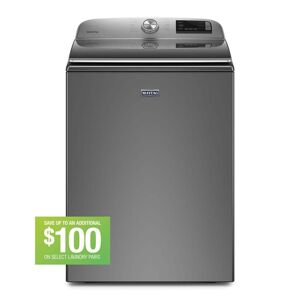 Maytag 4.7 cu. ft. Smart Capable Metallic Slate Top Load Washing Machine with Extra Power and Deep Fill Option