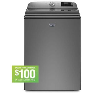 Maytag 5.3 cu. ft. Smart Capable Metallic Slate Top Load Washing Machine with Extra Power, ENERGY STAR