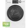 GE 2.4 cu. ft. Stackable White Front Loading Washing Machine with Steam, ENERGY STAR