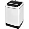 Costway 1.5 cu. ft. High Efficiency Full-Automatic Portable Top Load Washer Dryer with Child Lock in White-UL and ETL Certified