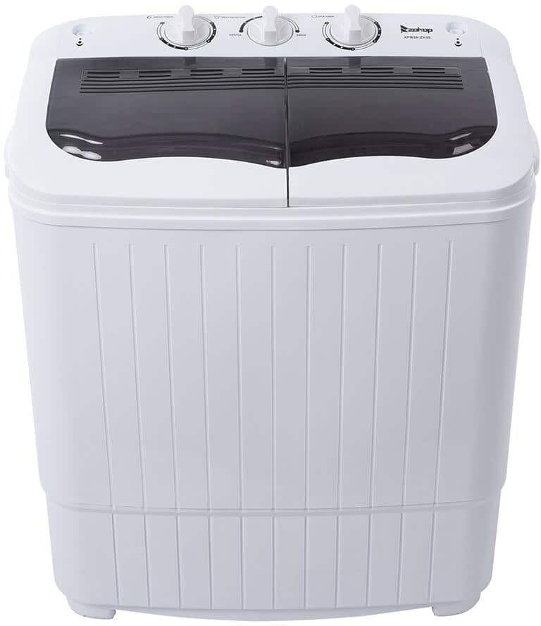 Portable Washing Machine: Top 10 Models & Buyer's Guide 24 Winado 21.26 in. 14.3 lbs. Portable Top Load Semi-Automatic Twin Tube Washing Machine in White