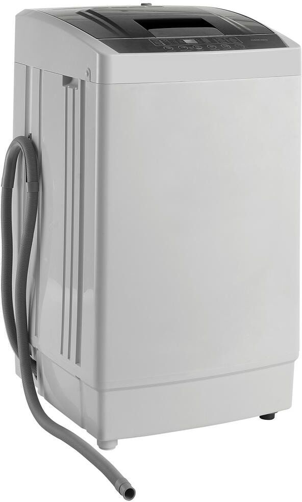 Portable Washing Machine: Top 10 Models & Buyer's Guide 37 Amucolo 1.24 cu. ft. Top Load Washer Compact Fully Automatic Washing Machine in Gray White with LED Display and 8 Water Levels