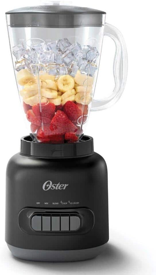 Oster 6 Cup 48 oz. 5 Speed 700-Watts Plastic Jar Easy To Use Blender in Black