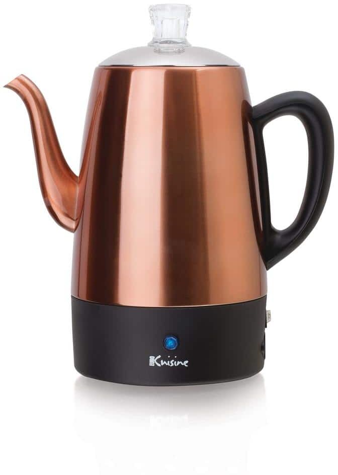 Euro Cuisine 8-Cup Copper Electric Percolator