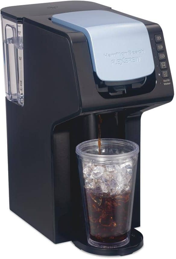 Elevate Your Morning Brew: Best Coffee Maker: Top 10 Picks Ninja CE251, Bonavita, Breville & More 54 Hamilton Beach FlexBrew 6-Cup Black Single-Serve Coffee Maker Iced and Hot with Removable 50 oz. Water Reservoir