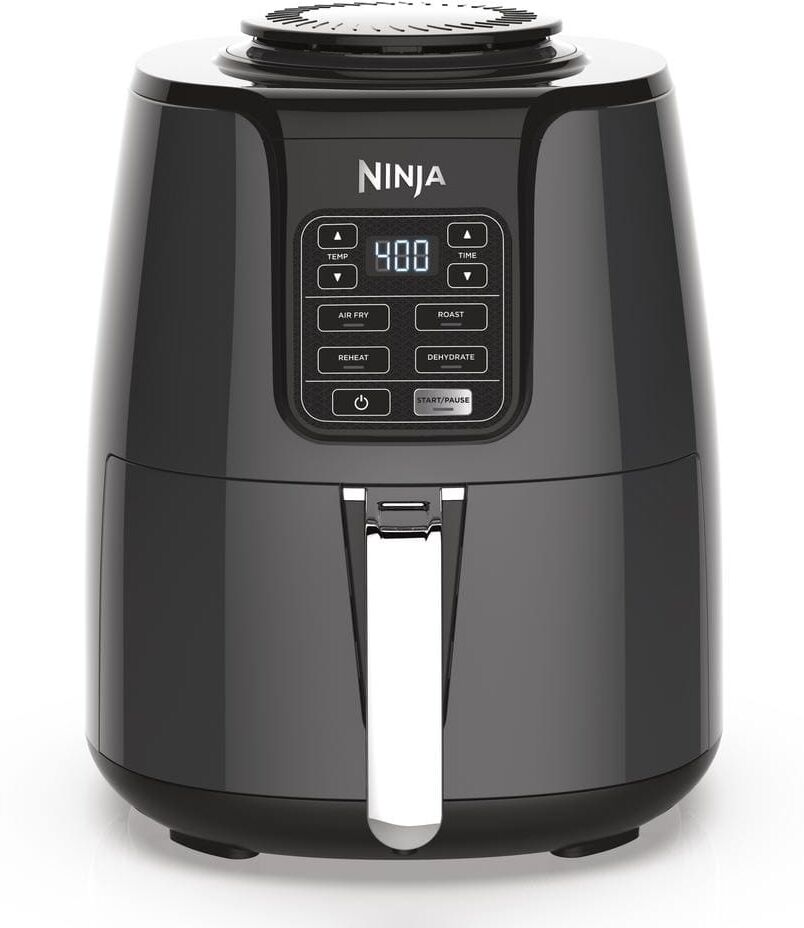 NINJA 4 qt. Electric Black Air Fryer with Recipe Book (AF101)