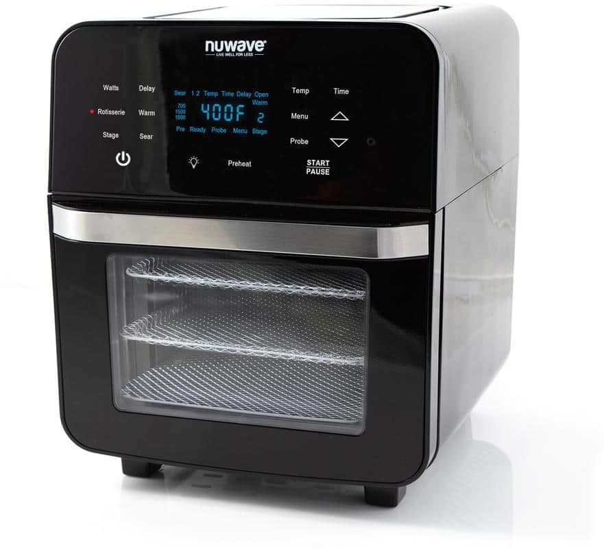 NuWave Brio 15.5 qt. Black Digital Air Fryer