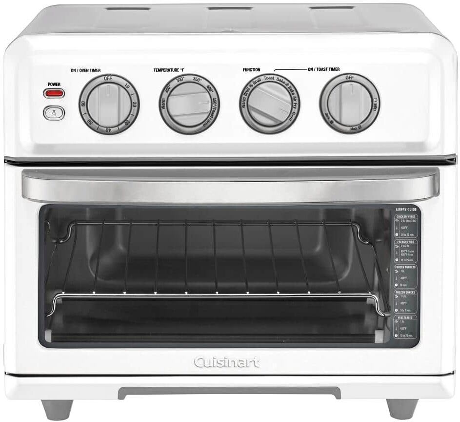 Best Air Fryer: Crisp Perfection: Discover the Top 10 Air Fryer Models of 2024 for Healthier, Delicious Cooking 36 Cuisinart 1800-Watt 6-Slice White Toaster Oven and Air Fryer with Grill