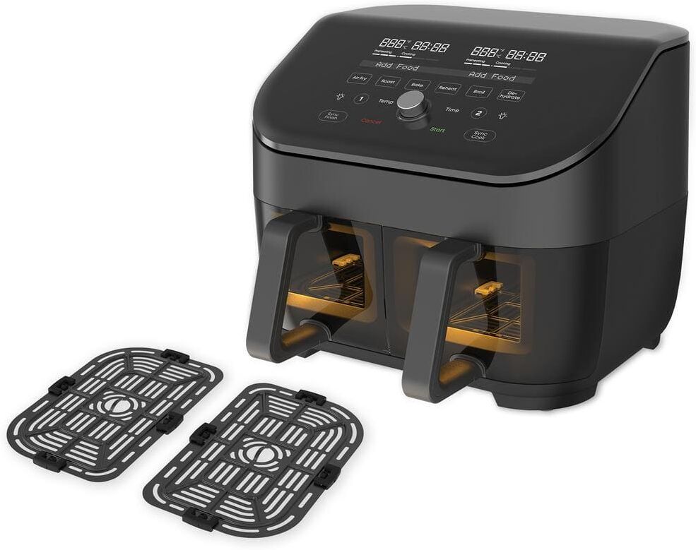 Best Air Fryer: Crisp Perfection: Discover the Top 10 Air Fryer Models of 2024 for Healthier, Delicious Cooking 39 Instant Pot Instant Vortex Plus 8 qt. Black Dual Basket Air Fryer with ClearCook