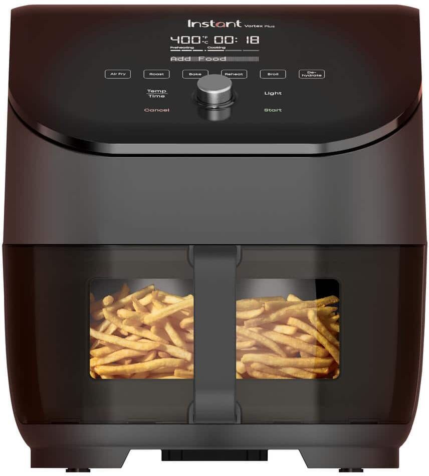 Best Air Fryer: Crisp Perfection: Discover the Top 10 Air Fryer Models of 2024 for Healthier, Delicious Cooking 25 Instant Pot Instant Vortex Plus 6 qt. Black Air Fryer with ClearCook