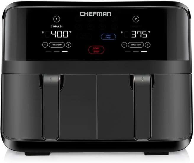 Best Air Fryer: Crisp Perfection: Discover the Top 10 Air Fryer Models of 2024 for Healthier, Delicious Cooking 56 Chefman TurboFry Digital Touch 9 Qt. Black Air Fryer with Dual Baskets