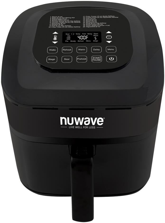 Best Air Fryer: Crisp Perfection: Discover the Top 10 Air Fryer Models of 2024 for Healthier, Delicious Cooking 34 NuWave Brio 8 qt. Black Digital Air Fryer with Probe