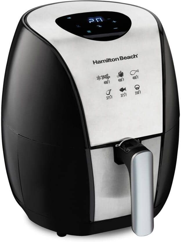 Best Air Fryer: Crisp Perfection: Discover the Top 10 Air Fryer Models of 2024 for Healthier, Delicious Cooking 31 Hamilton Beach 3.4 Qt. Black Air Fryer with Nonstick Basket