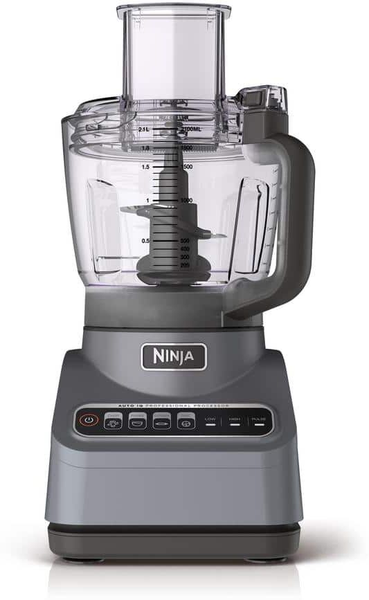 NINJA Professional Plus 9 Cup Silver Food Processor with Auto-iQ (BN601)