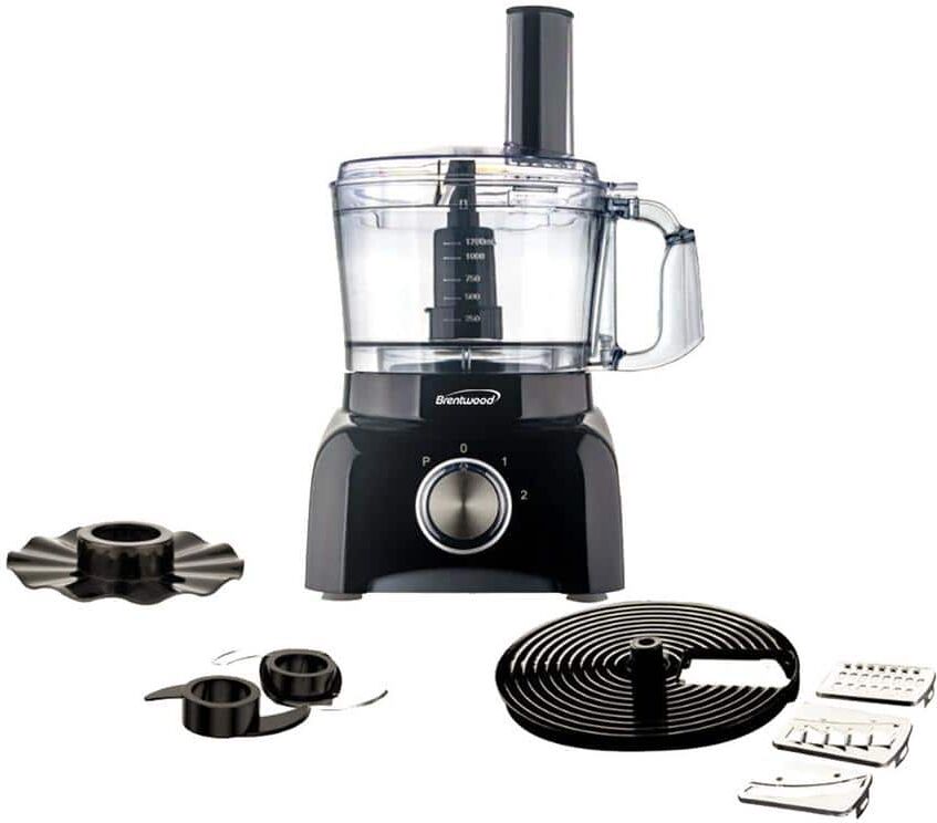 Brentwood Appliances 5-Cup Black Food Processor