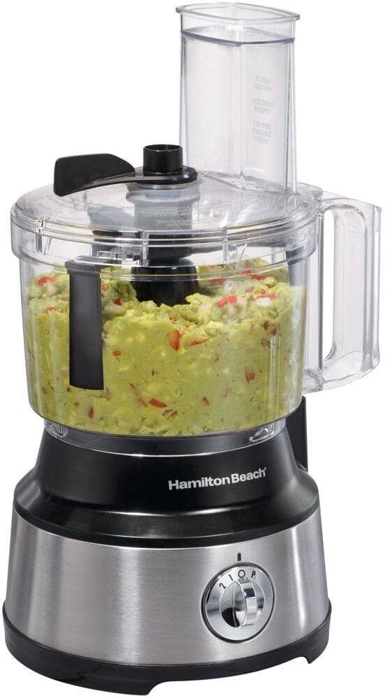 Best Food Processors: Top 10 Picks & Buyers Guide 56 Hamilton Beach 450-Watt 10-Cup Food Processor with Bowl Scraper Attachment