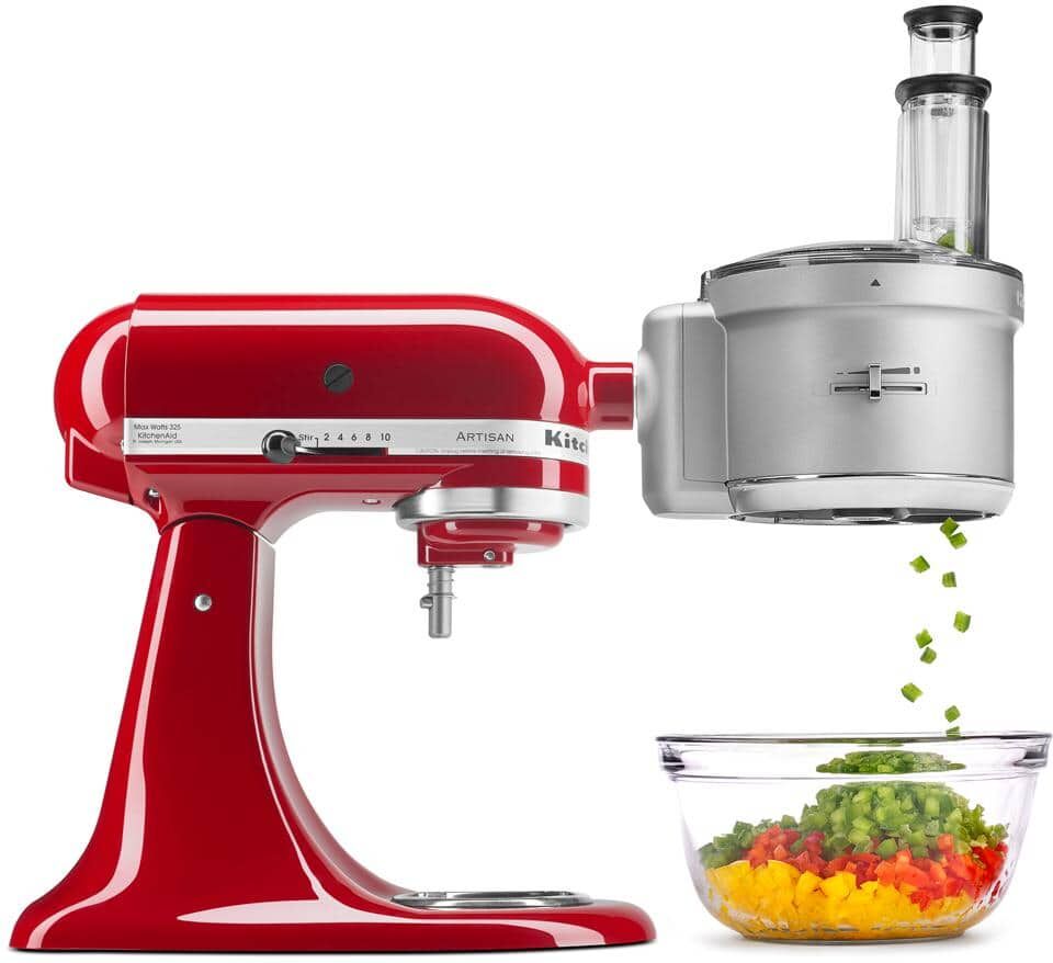 Best Food Processors: Top 10 Picks & Buyers Guide 30 KitchenAid KSM2FPA Gray Food Processor Attachment for Stand Mixer