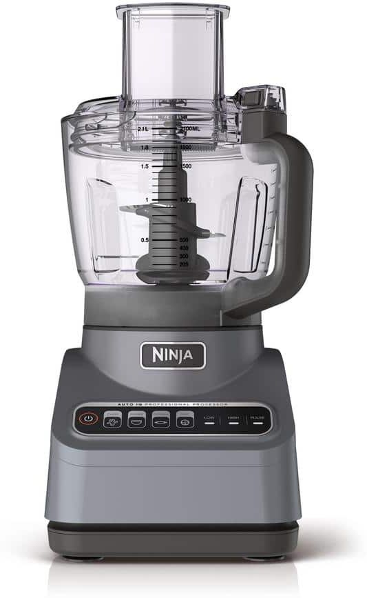 Best Food Processors: Top 10 Picks & Buyers Guide 38 NINJA Professional Plus 9 Cup Silver Food Processor with Auto-iQ (BN601)