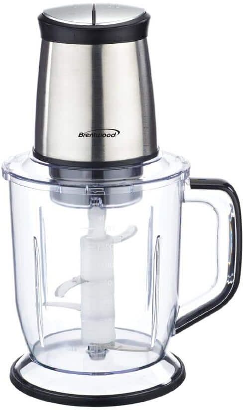 Best Food Processors: Top 10 Picks & Buyers Guide 54 Brentwood Appliances 6.5-Cup Silver 300-Watt 4-Blade Food Processor